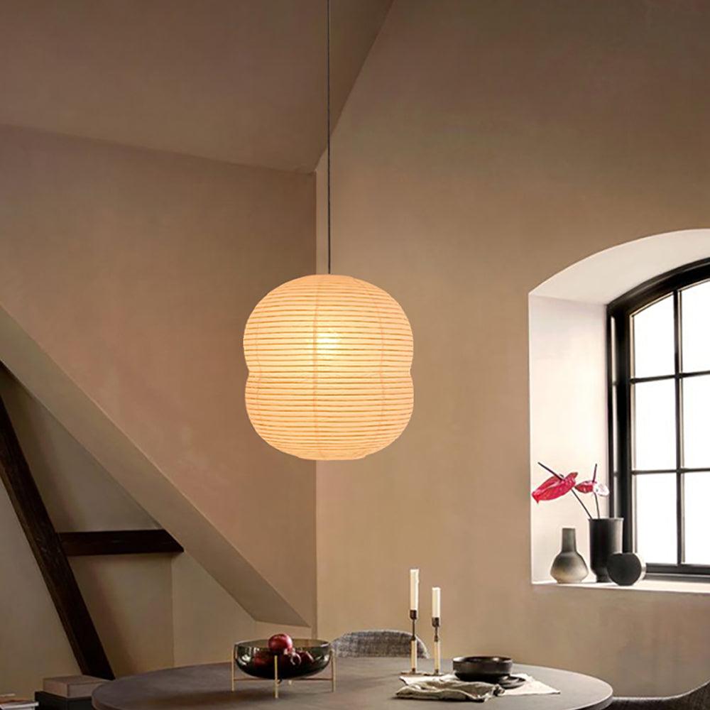 Mini Lampa Wisząca z Papieru Washi