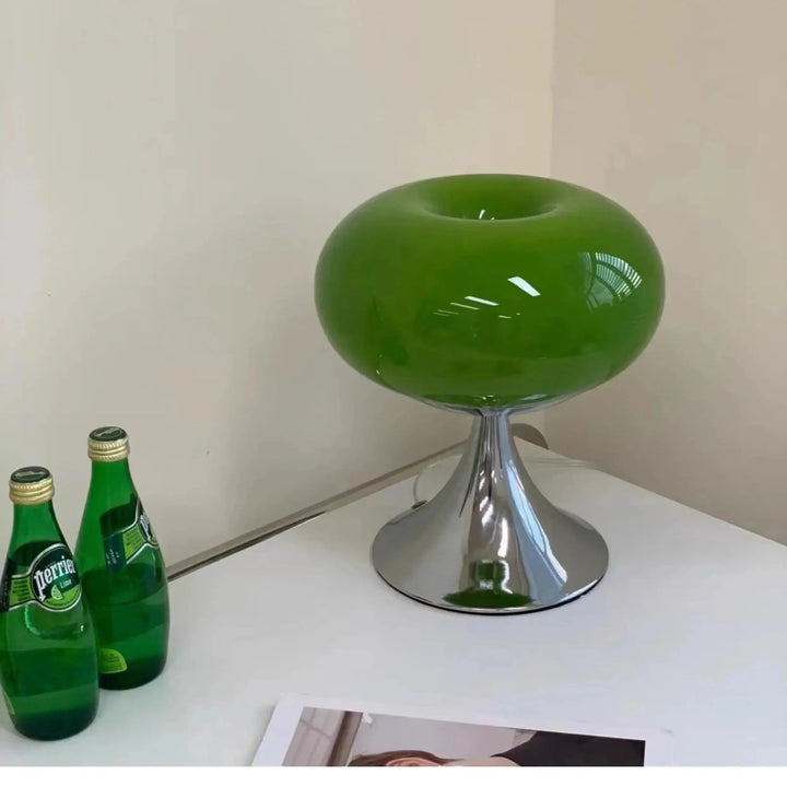 Antyczna Lampa Stołowa Jabłko