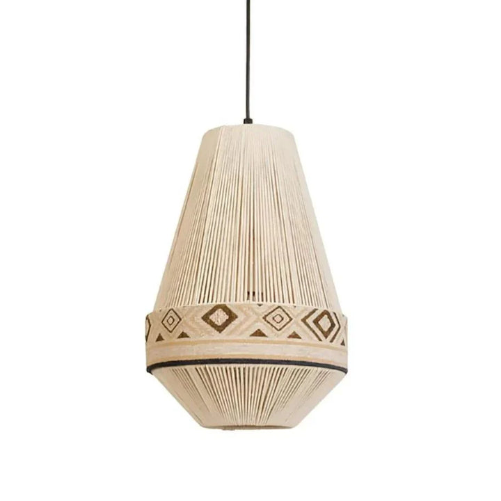 Boho Lampa Wisząca z Frędzlami