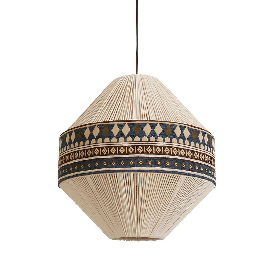 Boho Lampa Wisząca z Frędzlami