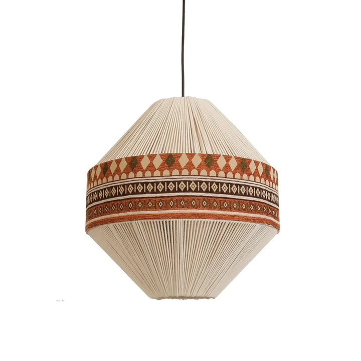 Boho Lampa Wisząca z Frędzlami