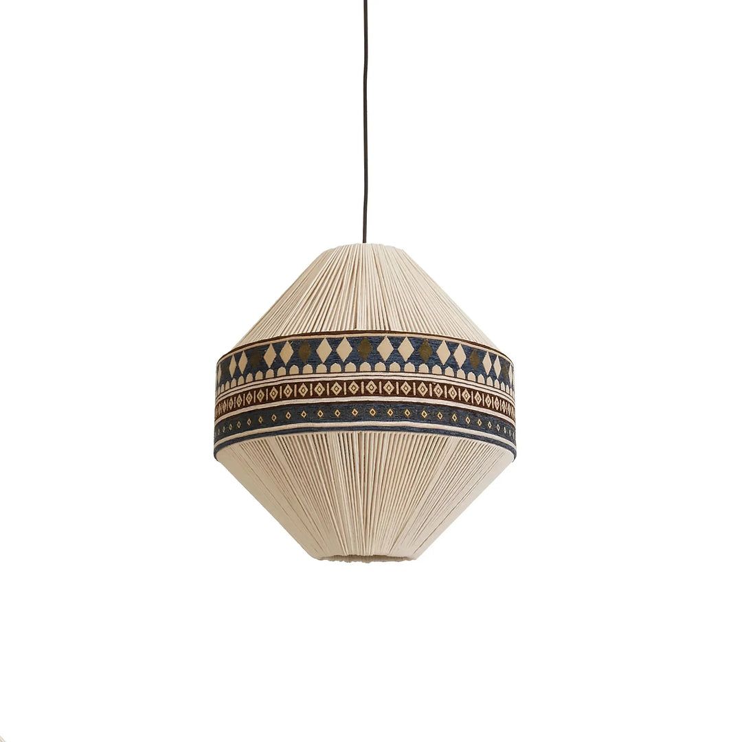 Boho Lampa Wisząca z Frędzlami