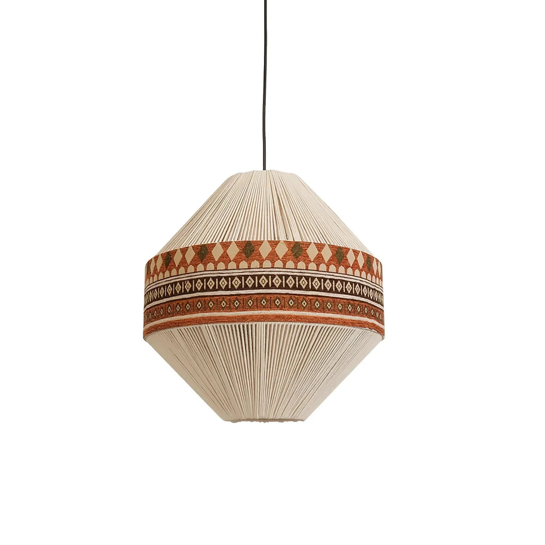 Boho Lampa Wisząca z Frędzlami