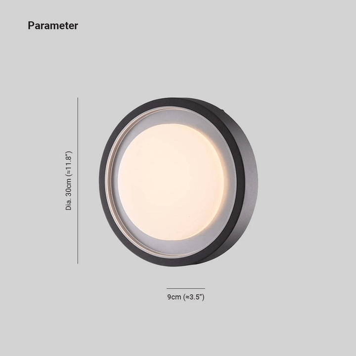 Zewnętrzna Lampa Ścienna/ Sufitowa Wbudowana