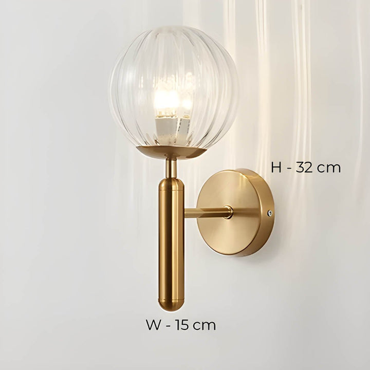 Lampa Clair z przetworzonego szkła