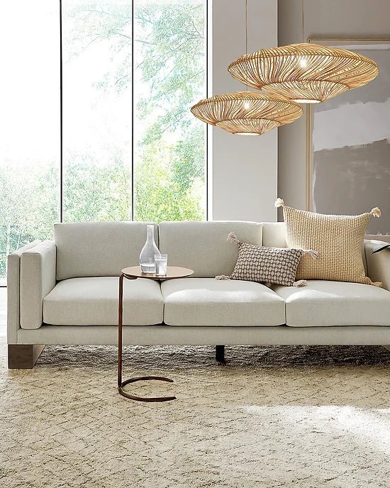 Radiar - Vintage lampa wisząca z rattanu