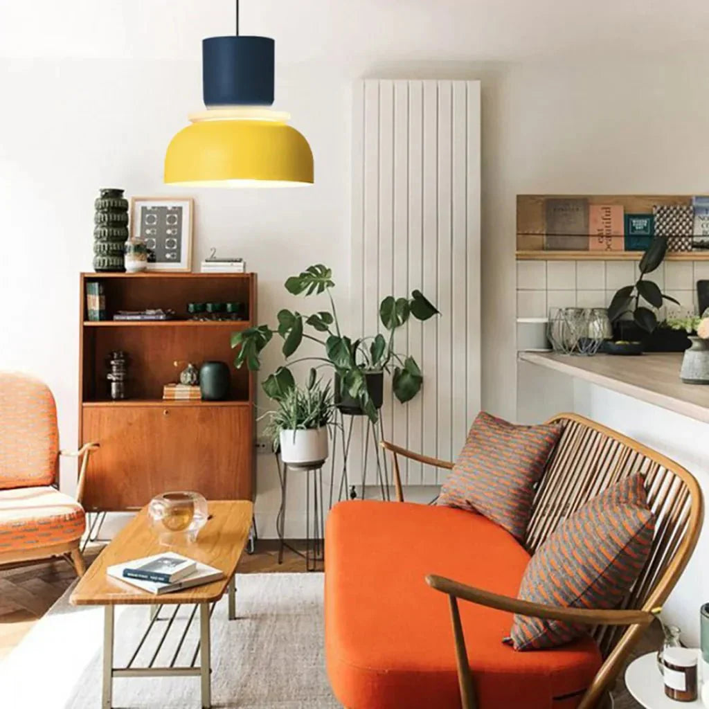 Dulcy Kleurblok Skandynawska Lampa Wisząca