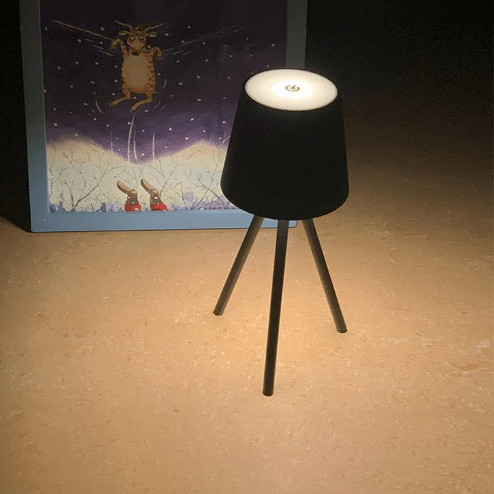 Lampa Stołowa na Statywie z Akumulatorem