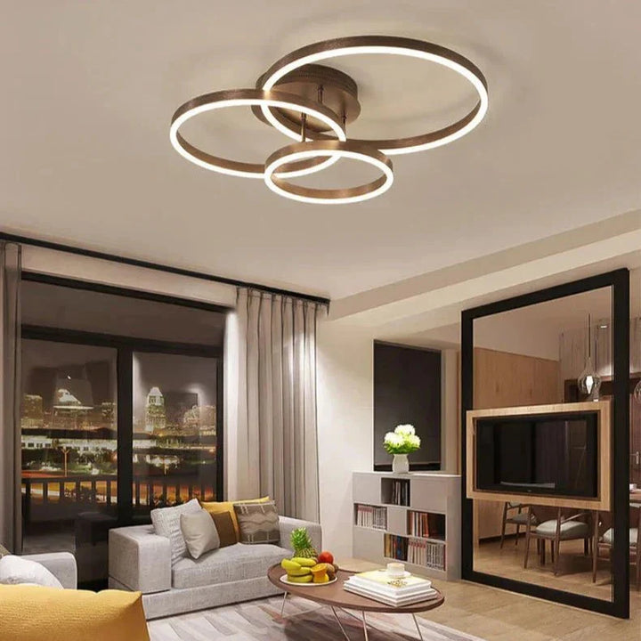 Elegancka Lampa Sufitowa Ring