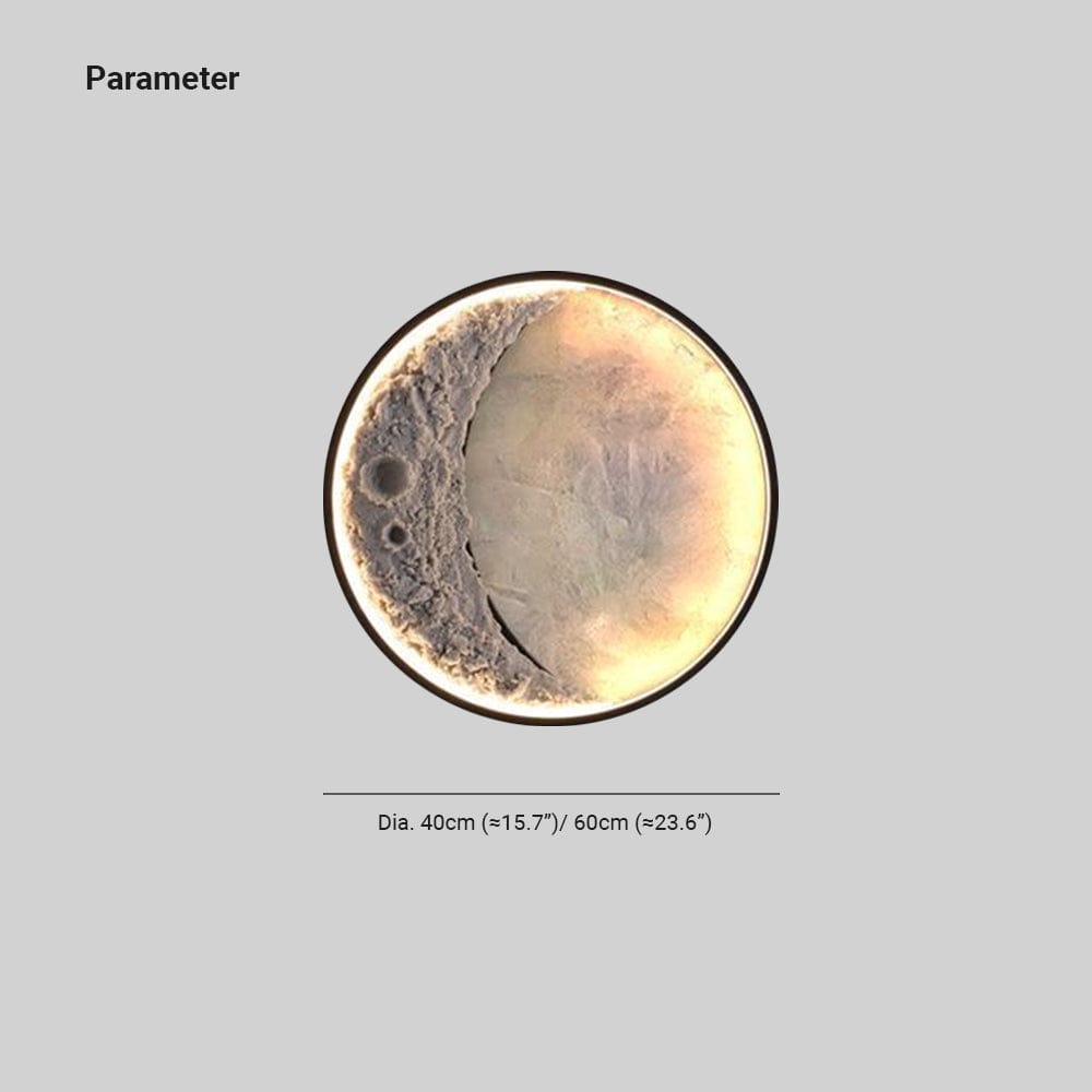 Elif Nowoczesna Lampa LED w Kształcie Księżyca, Wodoodporna IP65 do Użytku Zewnętrznego