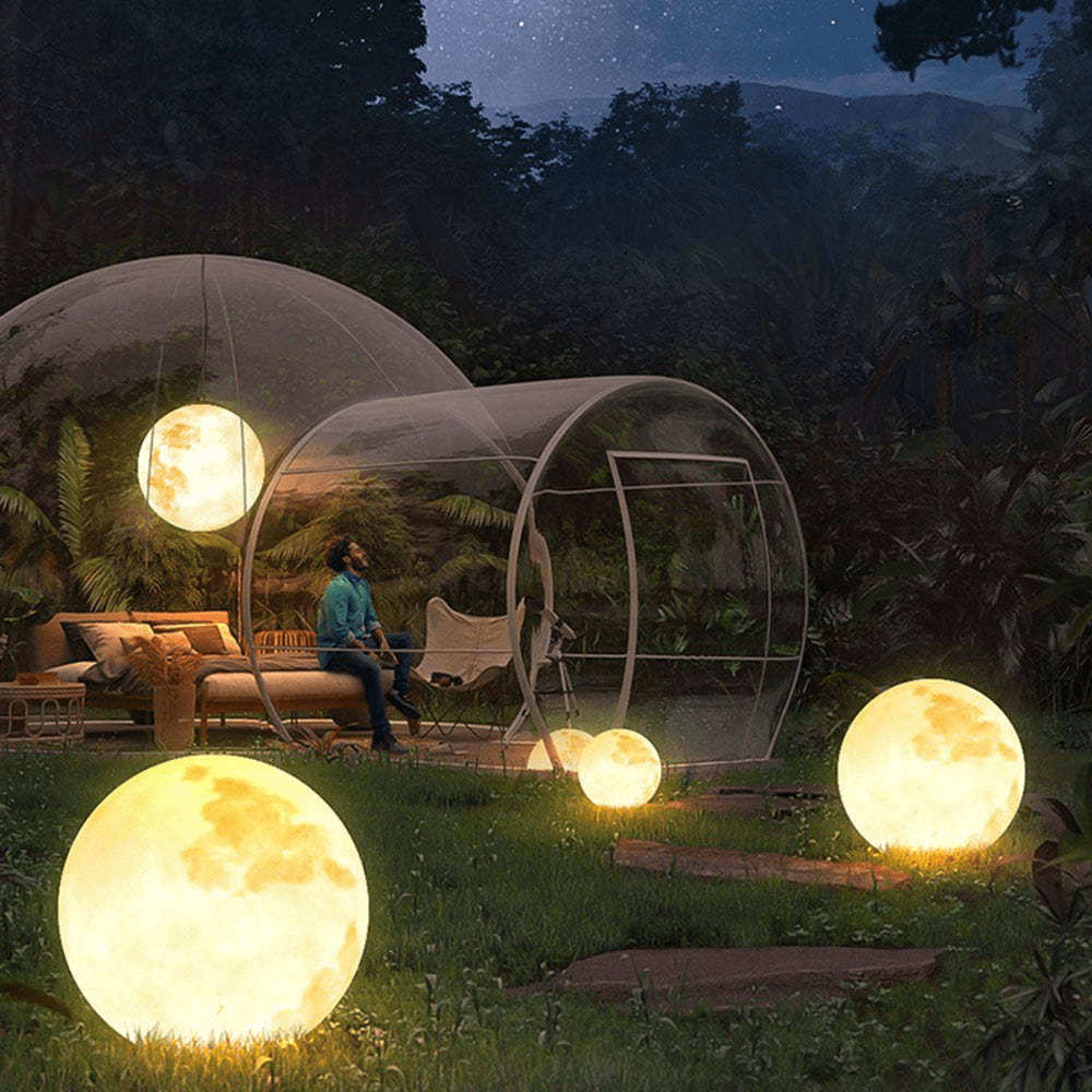 Elif Nowoczesna Lampa LED na Zewnątrz Wisząca Złota Metalowa Żywica