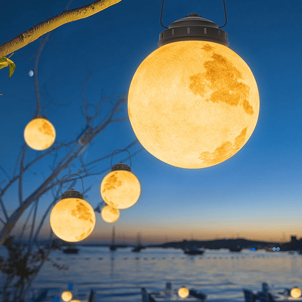 Elif Nowoczesna Lampa LED na Zewnątrz Wisząca Złota Metalowa Żywica