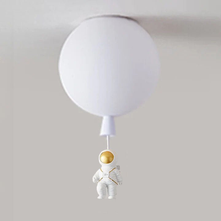 Lampa sufitowa LED Fateh Nowoczesny Księżyc/Astronauta