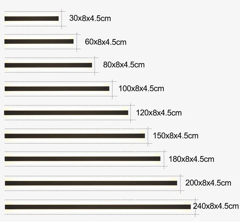 Paski Lampa Ścienna