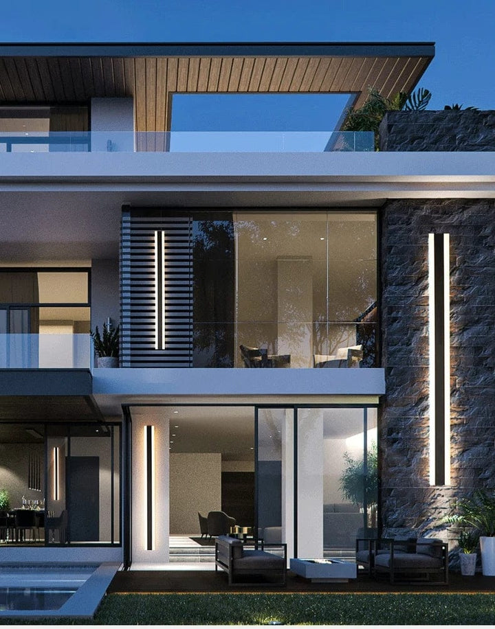 Paski Lampa Ścienna