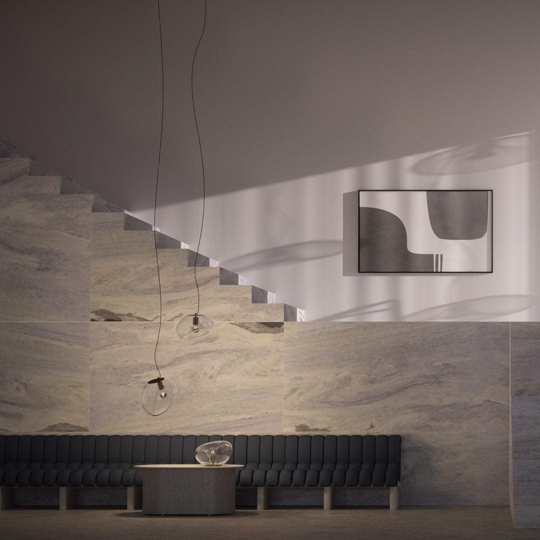 Wisząca Lampa w Kształcie Kropli Wody