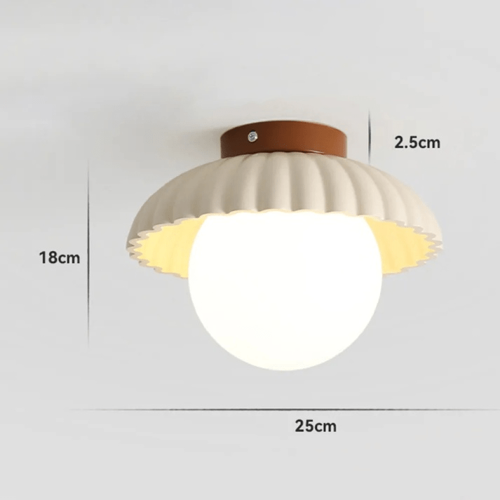 Żelazna lampa sufitowa do przedpokoju