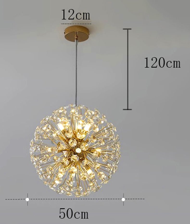 Kryształowy żyrandol