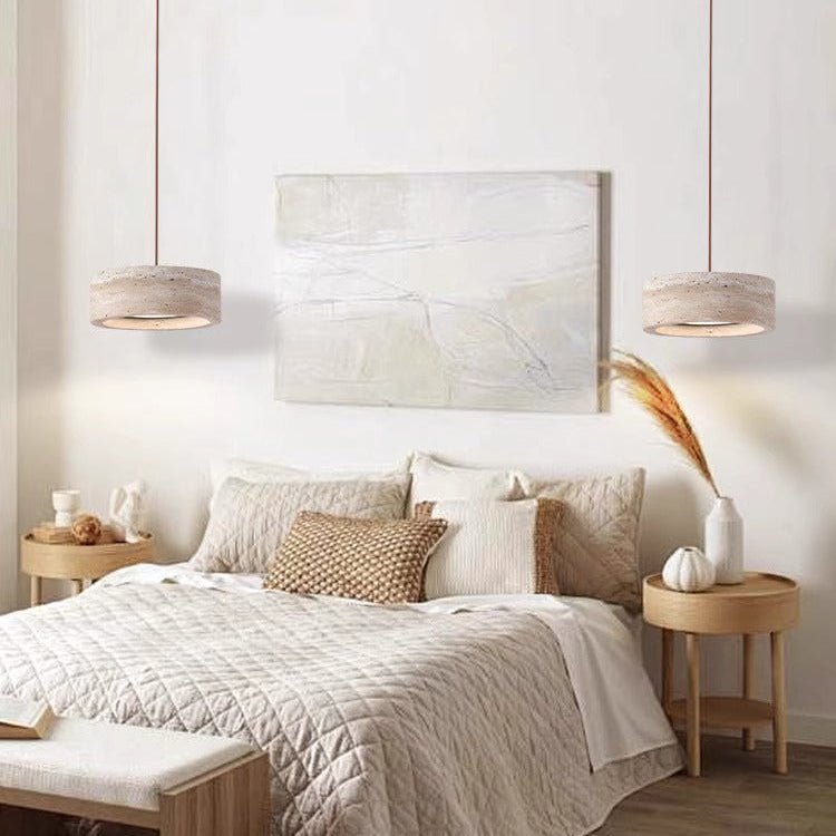 Lampa wisząca LED z kamienia