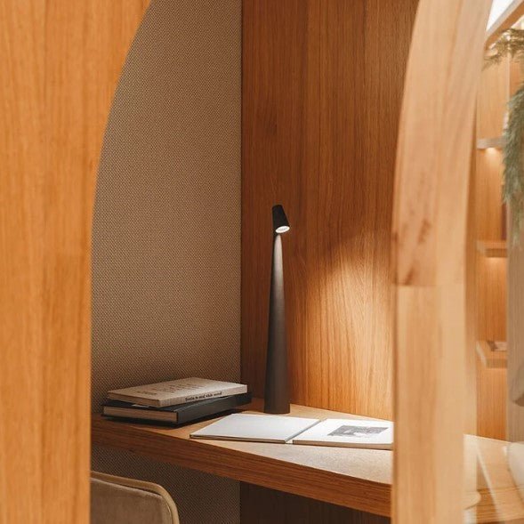 LuminaVista™ lampa stołowa LED – designerska, przenośna lampa do wnętrz