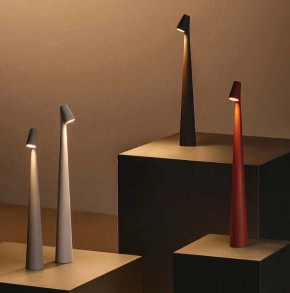 LuminaVista™ lampa stołowa LED – designerska, przenośna lampa do wnętrz