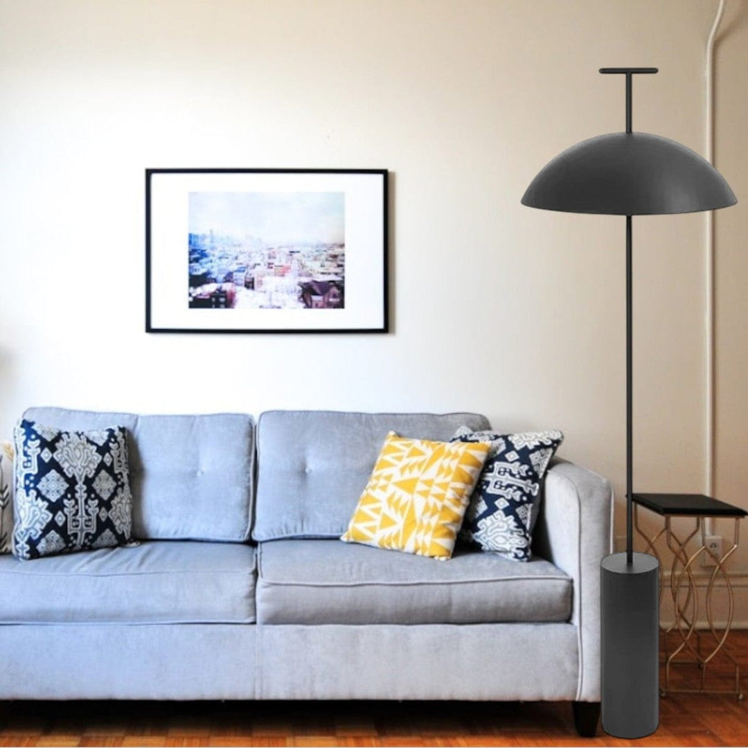 Minimalistyczna skandynawska lampa podłogowa