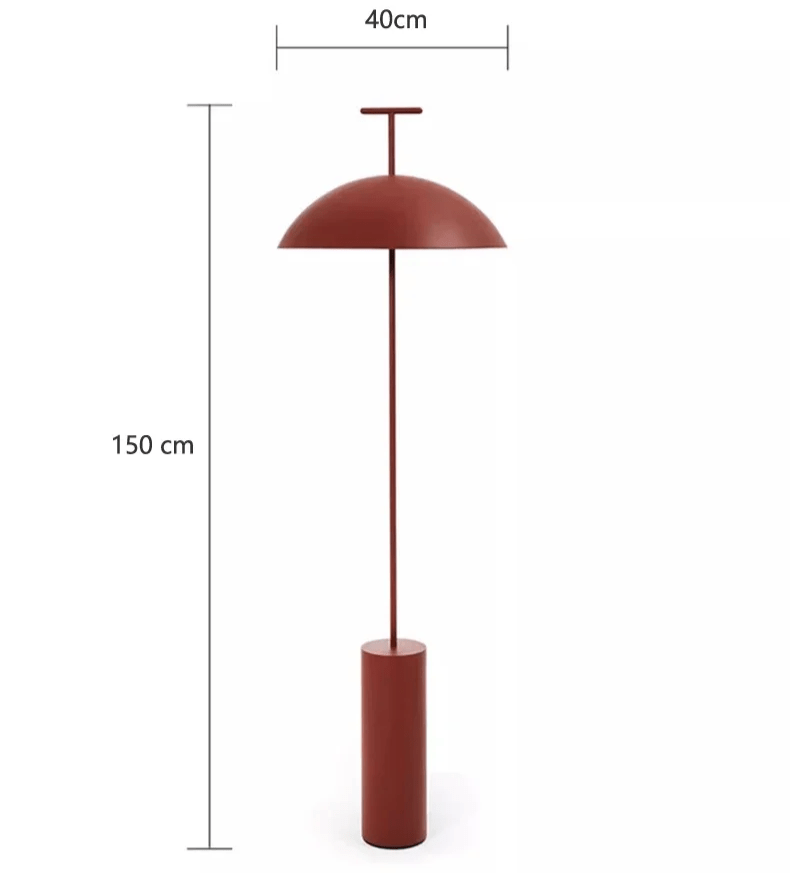 Minimalistyczna skandynawska lampa podłogowa