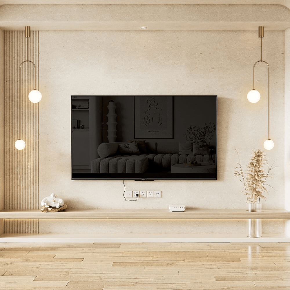 Nowoczesna Lampa Wisząca Szklana Kula 2-Świetlna w Kształcie U do Salonu i Sypialni