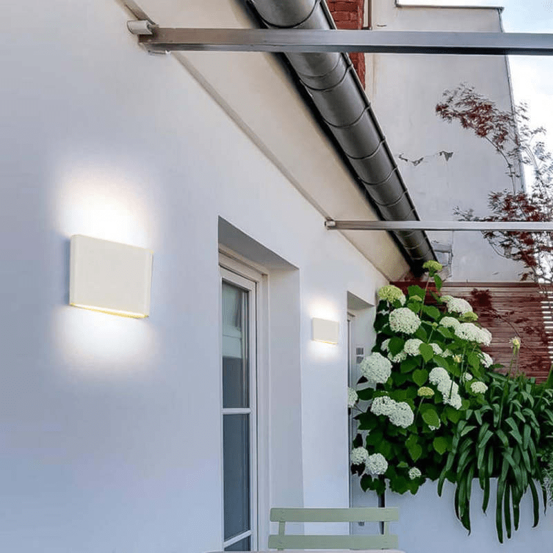 Nowoczesna Lampa Ścienna LED Wodoodporna na Zewnątrz