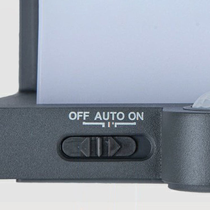 Nowoczesna Prostokątna Lampa Ścienna z Akrylu na Czujnik Słoneczny IP65 Wodoodporna