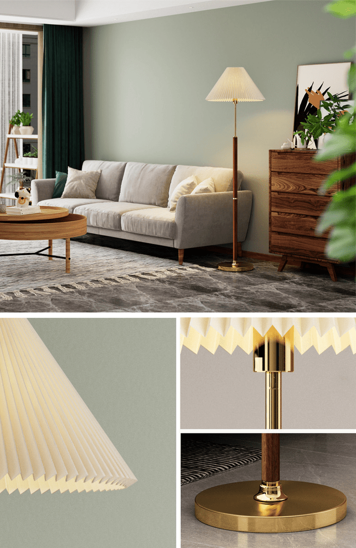 Nowoczesna Lampa Podłogowa z Papieru Ryżowego