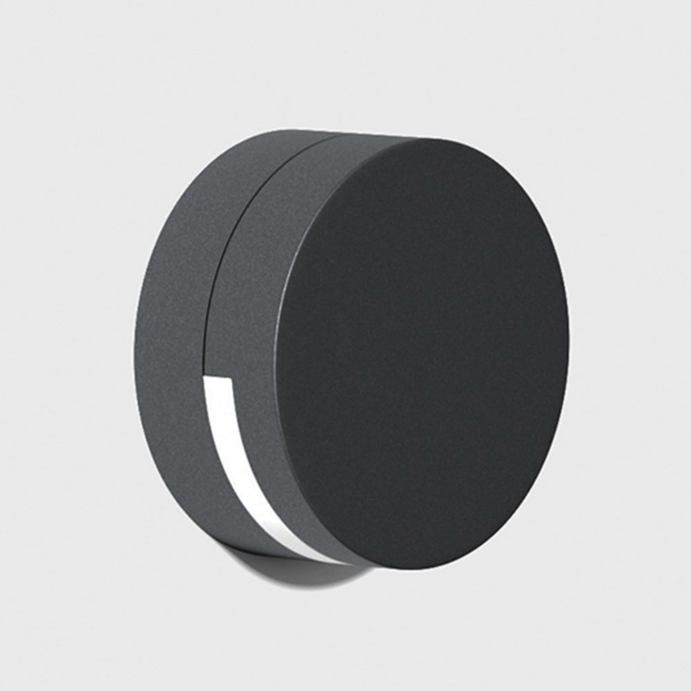 Nowoczesna Okrągła Lampa Ścienna IP65 Wodoodporna do Użytku Zewnętrznego