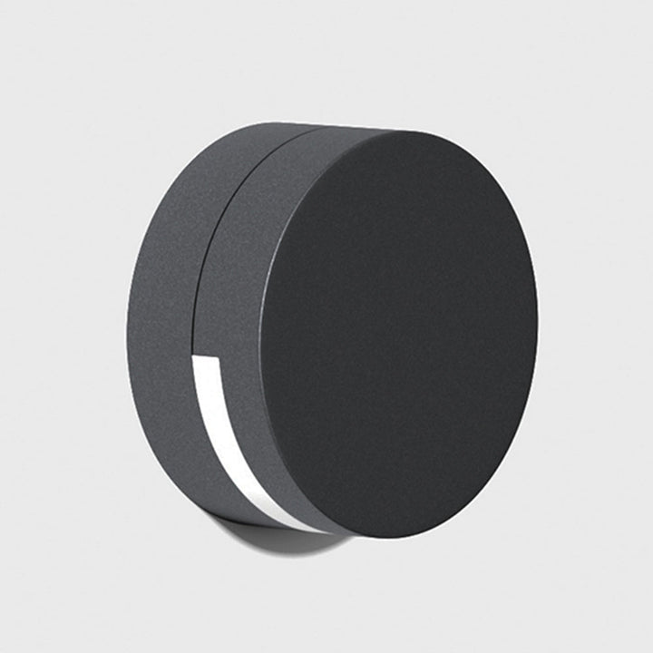 Nowoczesna Okrągła Lampa Ścienna IP65 Wodoodporna do Użytku Zewnętrznego