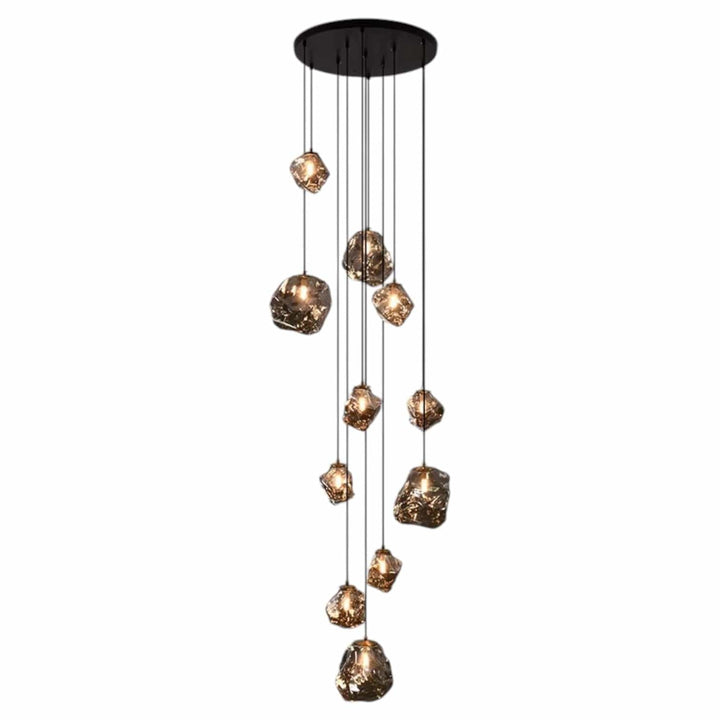 Nowoczesny żyrandol schodowy