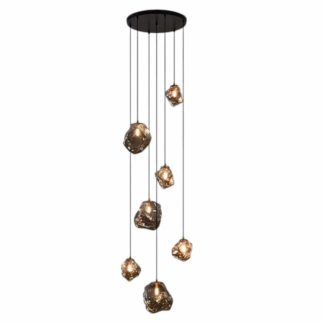 Nowoczesny żyrandol schodowy