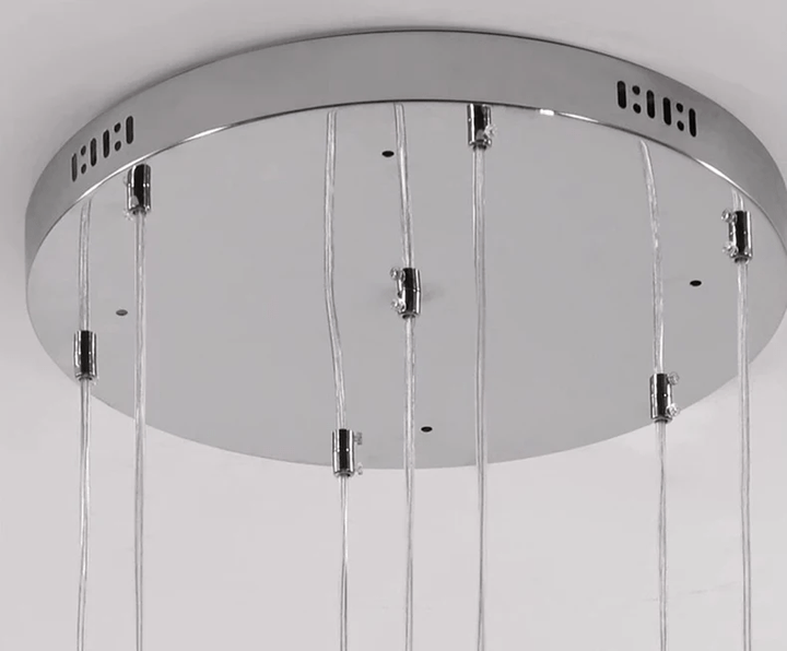 Nowoczesny żyrandol schodowy