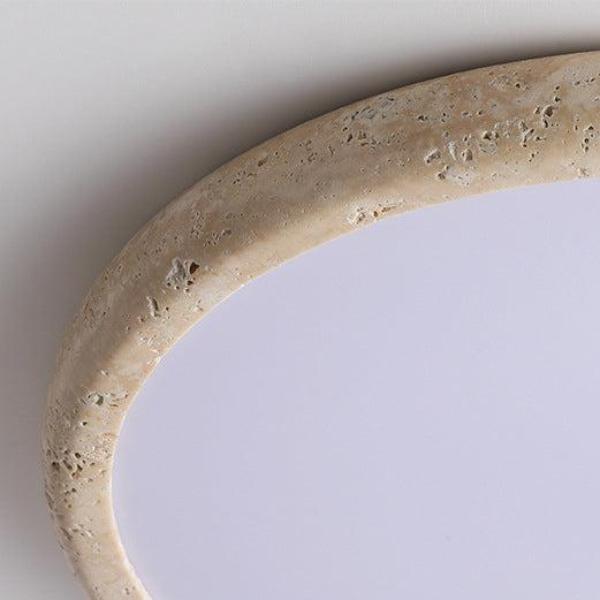 Lampa sufitowa LED z naturalnego kamienia