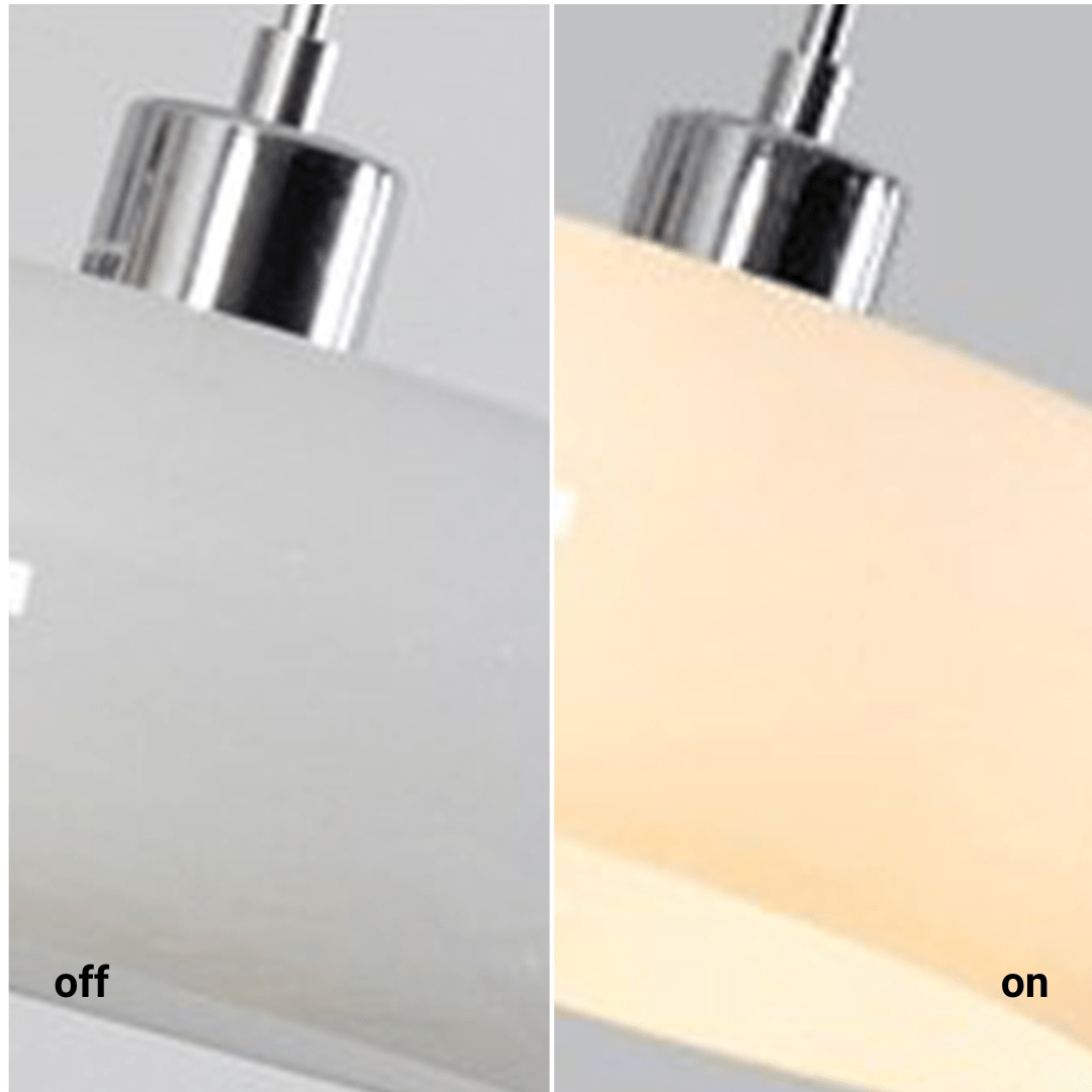 Szklana lampa wisząca Hailie w kształcie bochenka