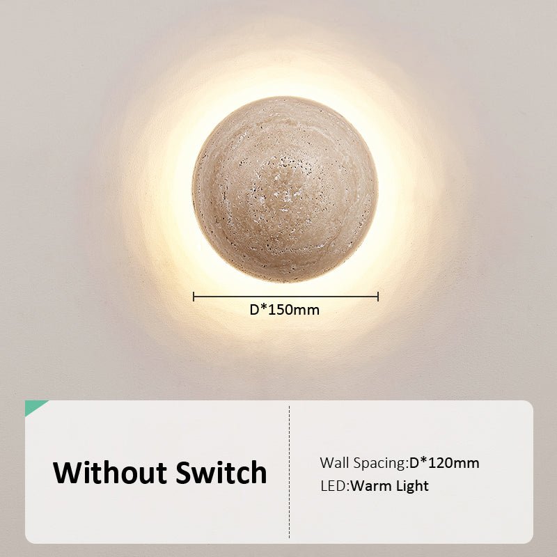 Lampa ścienna w skandynawskim stylu kremowym