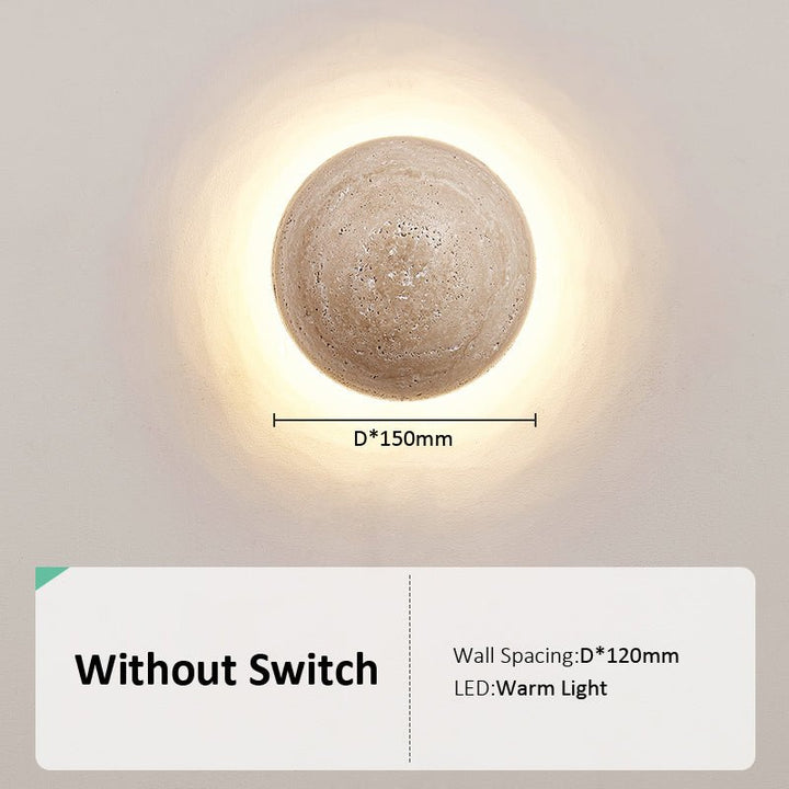 Lampa ścienna w skandynawskim stylu kremowym