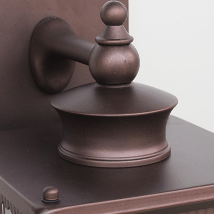 Retro Prostokątna Lampa Ścienna na Zewnątrz