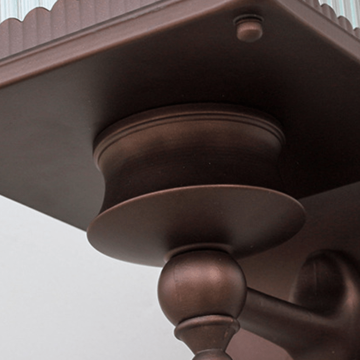 Retro Prostokątna Lampa Ścienna na Zewnątrz