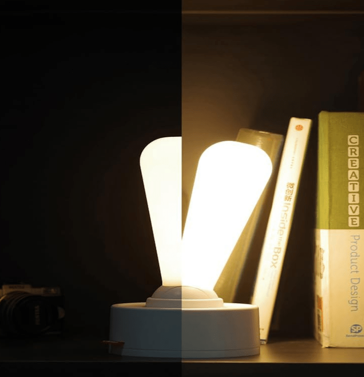 Retro lampa stołowa z przełącznikiem dźwigowym