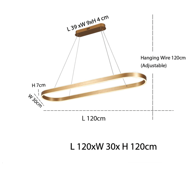 Różowa Złota Lampa Wisząca