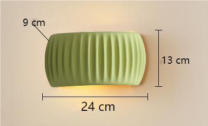 Nowoczesna lampa ścienna z żywicy w stylu Art Deco