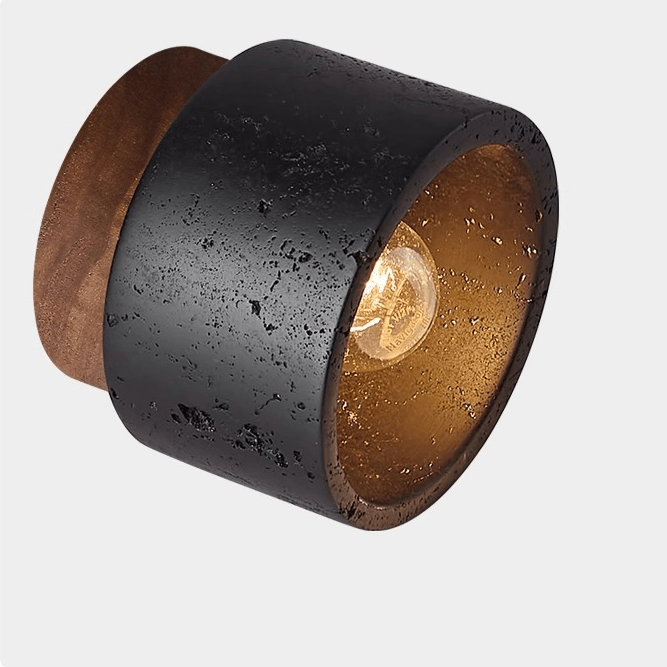 Lampa sufitowa Ascend z kamienia