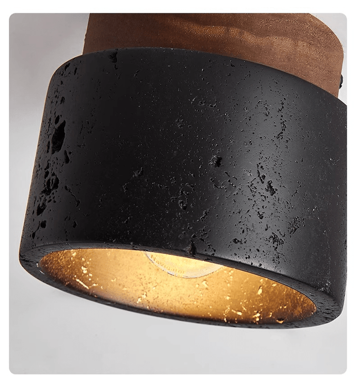 Lampa sufitowa Ascend z kamienia