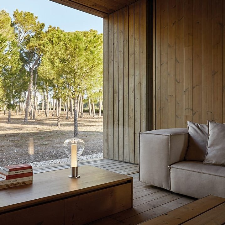 Lava Art lampa stołowa