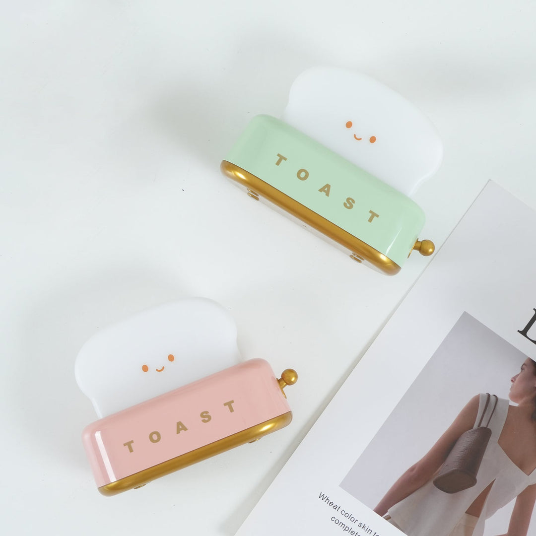 Lampka stołowa w kształcie tostera (wbudowana bateria)