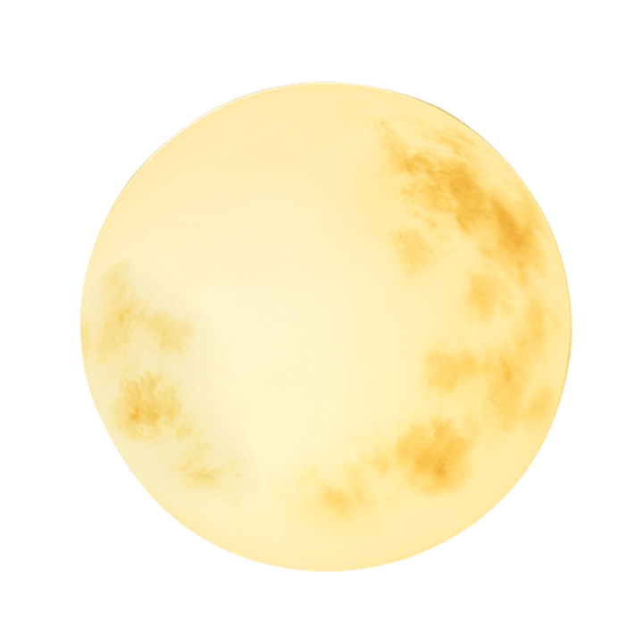 Lampa ogrodowa w kształcie księżyca